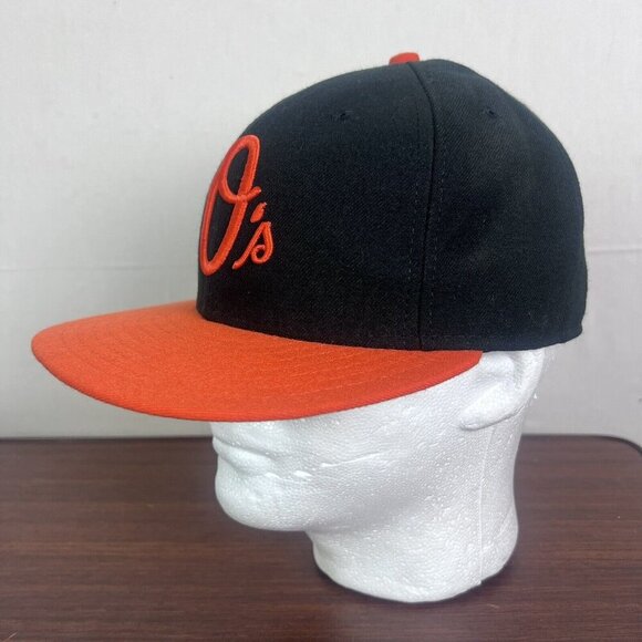 New Era 59FIFTY On-Field Baltimore Orioles O Logo Fitted 7 3/8 Hat EUC - Picture 4 of 15